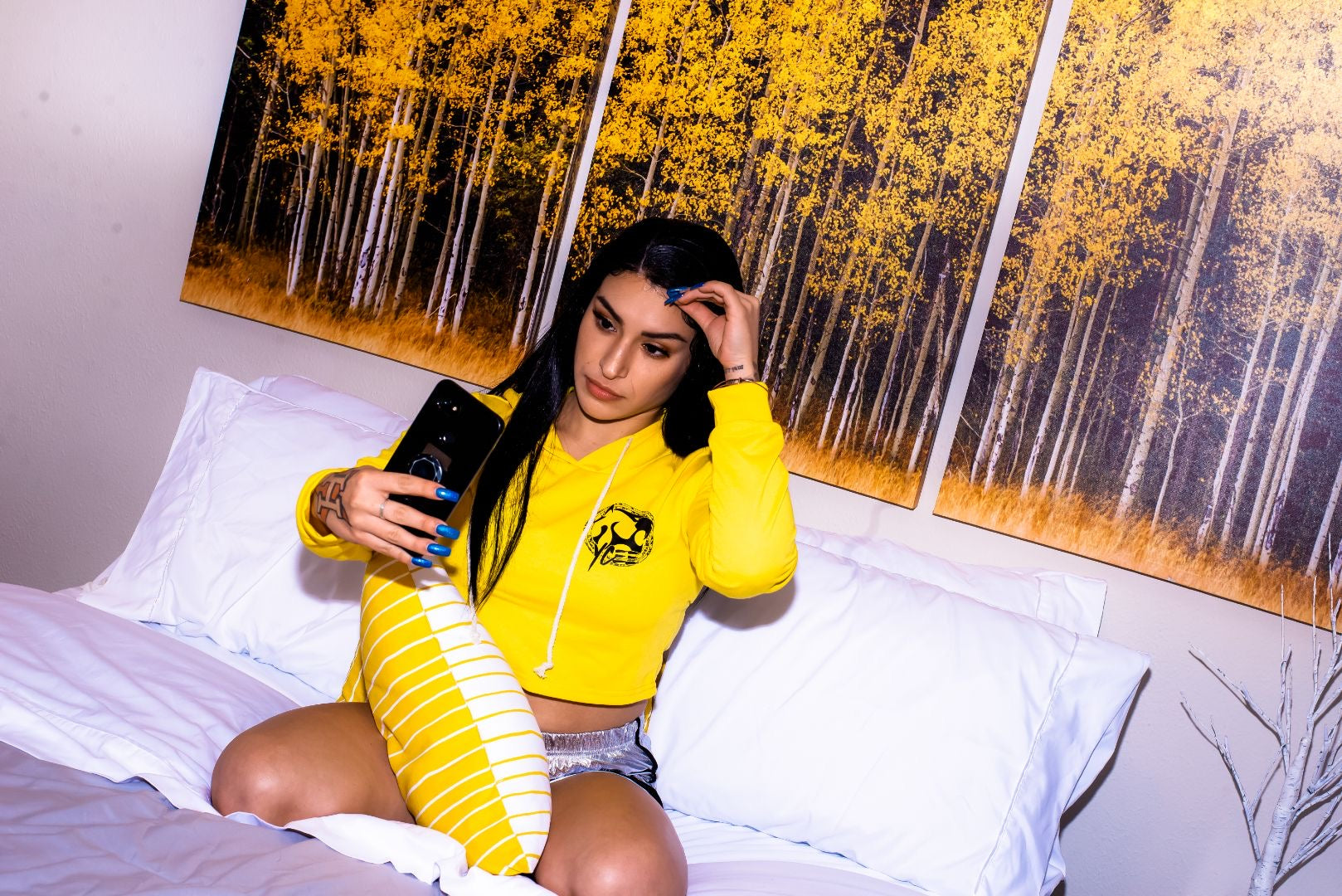 YCEE Signature Crop Hoodie