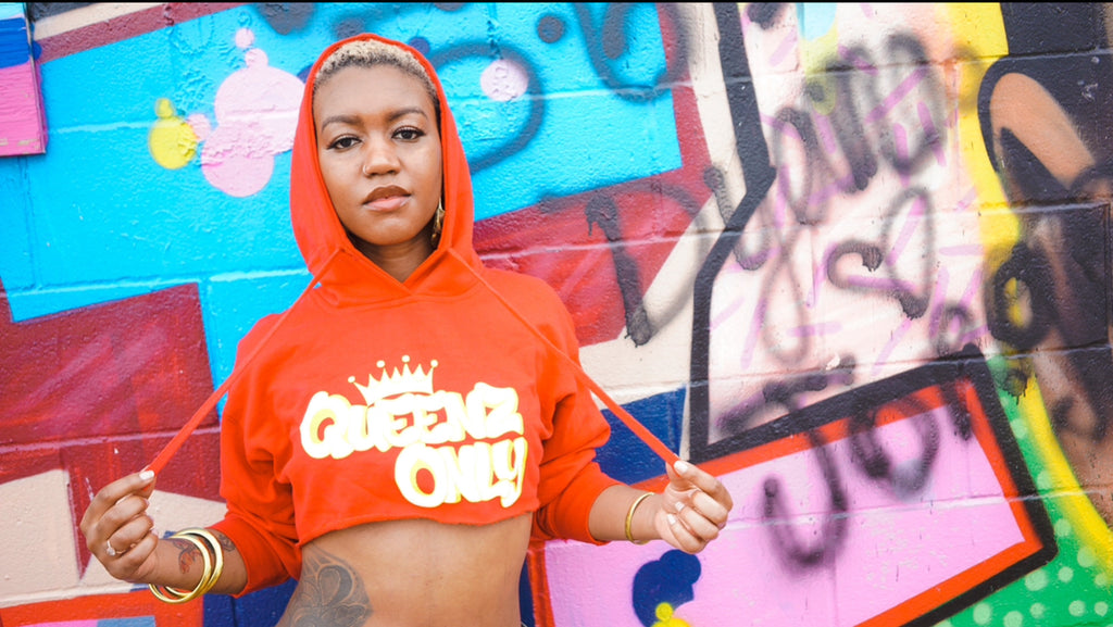 Queenz Only Crop Hoody